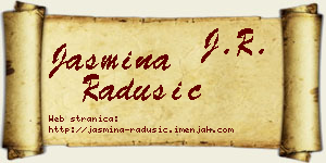 Jasmina Radušić vizit kartica